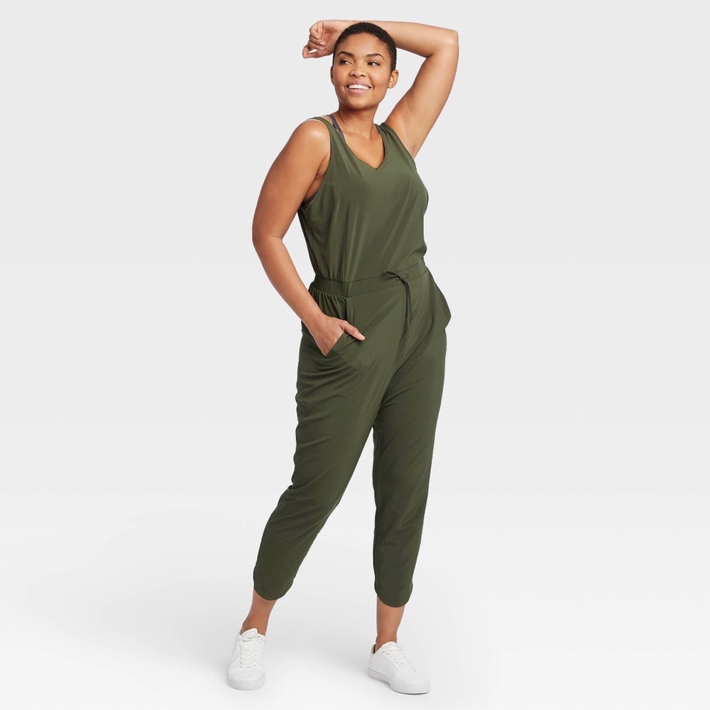 NWT All in motion jumpsuit in Olive green